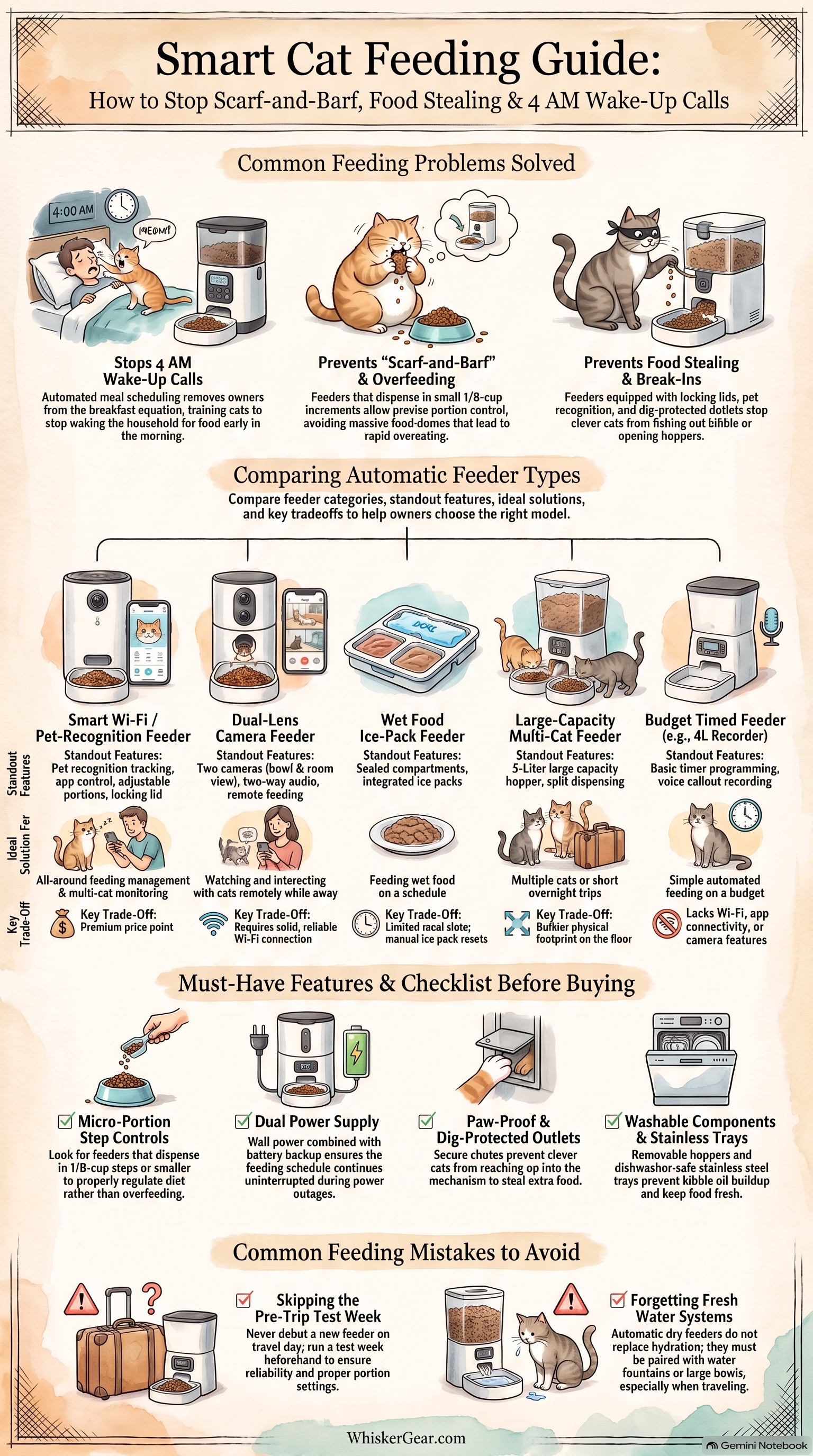 Smart Cat Feeding Guide: How to Stop Scarf and Barf and Food Anxiety