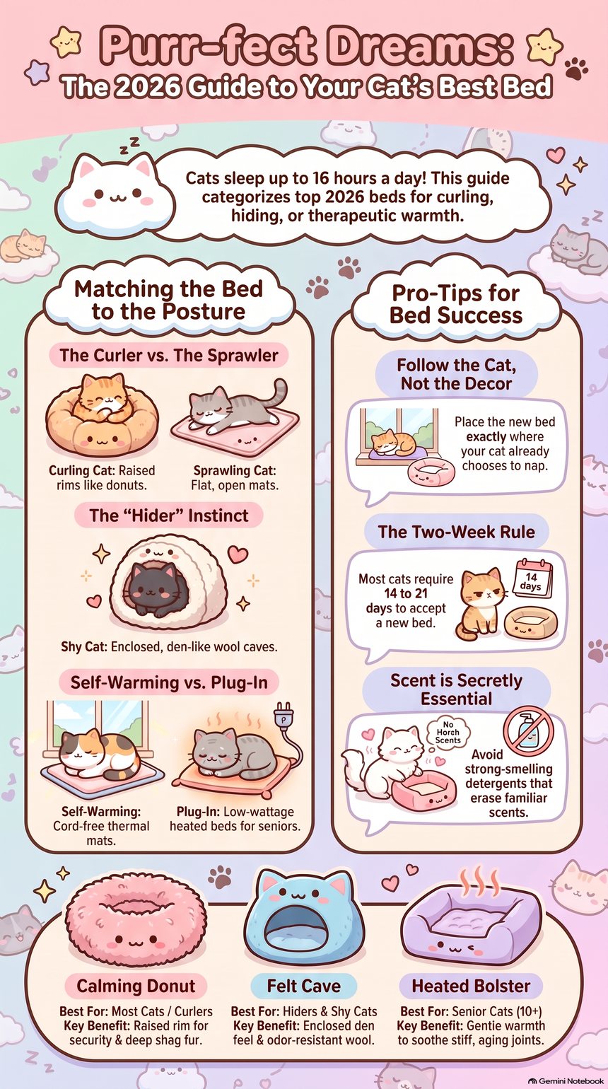 Best Cat Beds 2026 Guide: Donut vs Cave vs Heated Beds